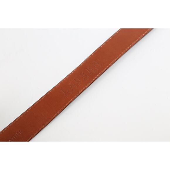 Vintage LAUREN Ralph Lauren Brown Genuine Italian Leather Belt Size M main image 10